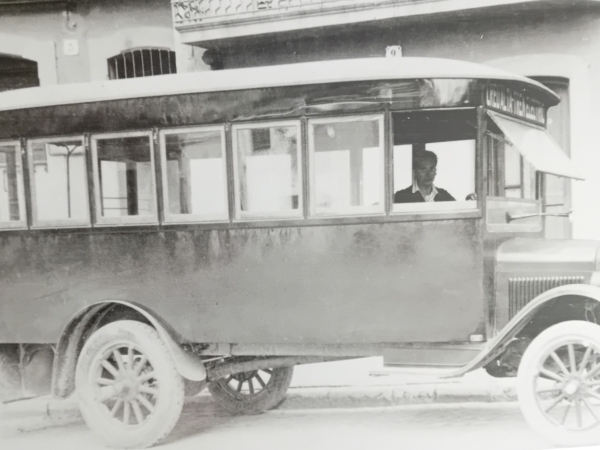 El primer autobús de Sabadell / Cedida