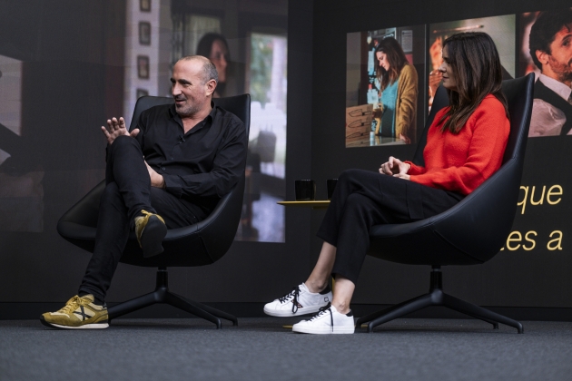 Entrevista reparte serie todos mienten eva santaloria paz freixas / Foto: Carlos Baglietto