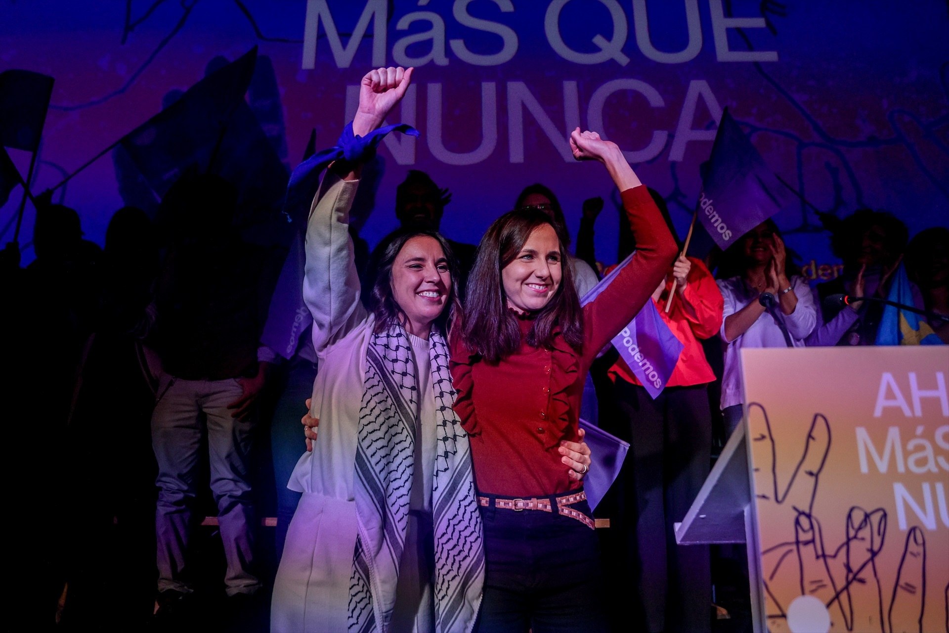 Montero i Belarra acte Podemos Europa Press Montero i Belarra acte Podemos Europa Press