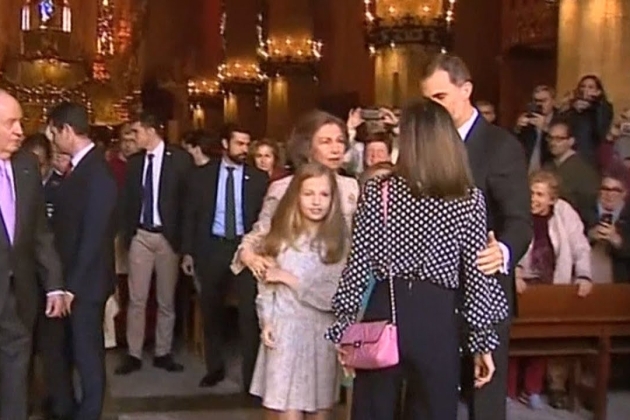 El moment tens en la Missa de Pasqua a Palma El moment tens en la Missa de Pasqua a Palma