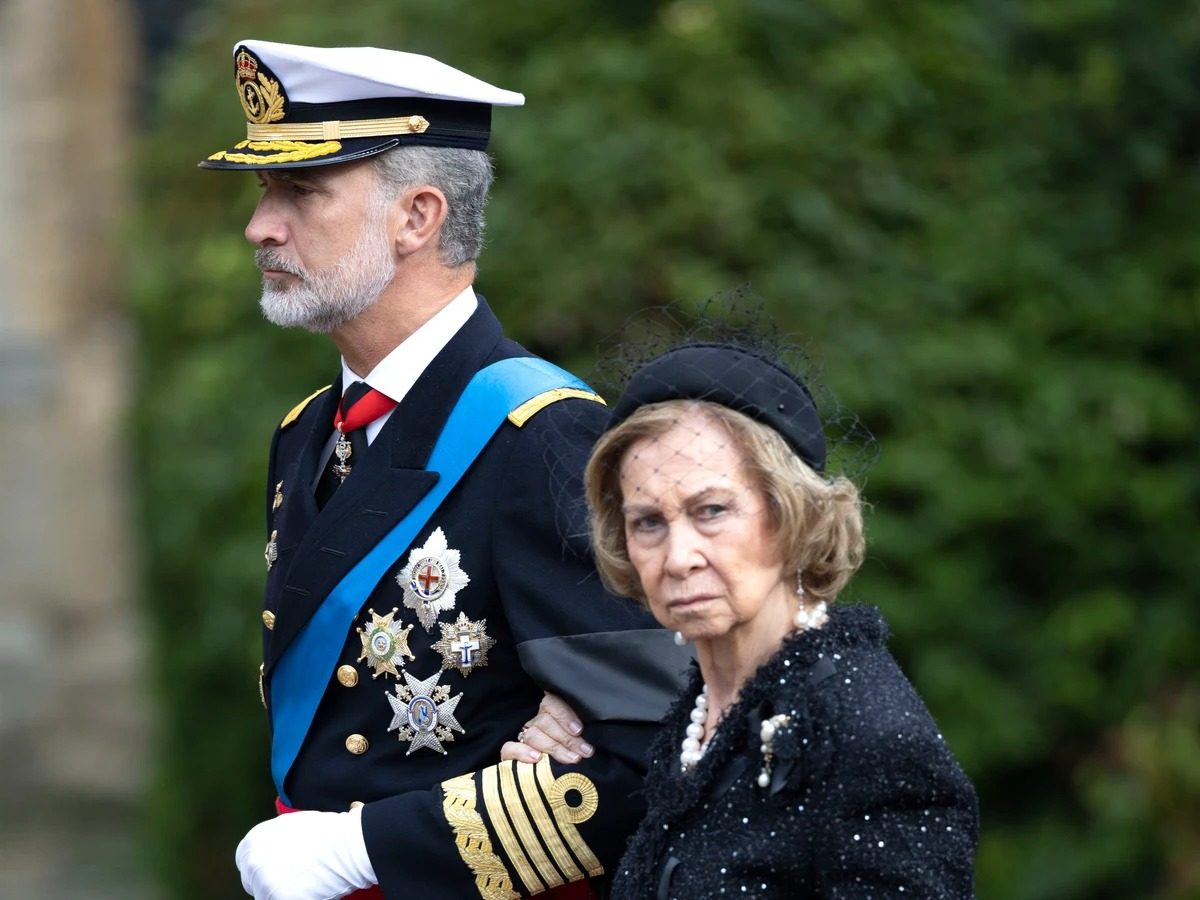 Felipe y la reina Sofía