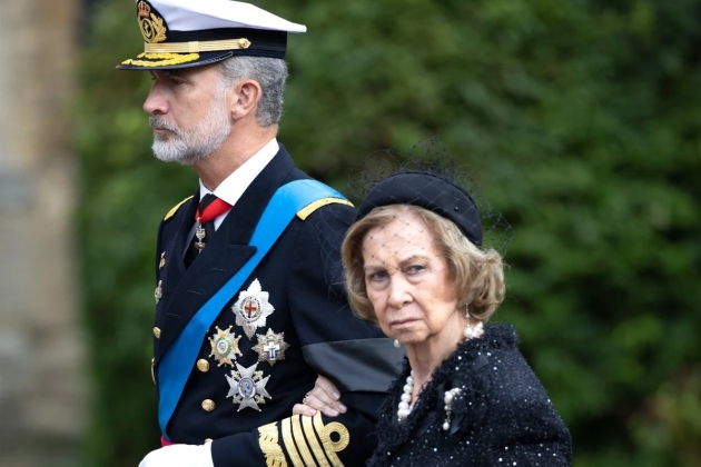 Felipe i la reina Sofia
