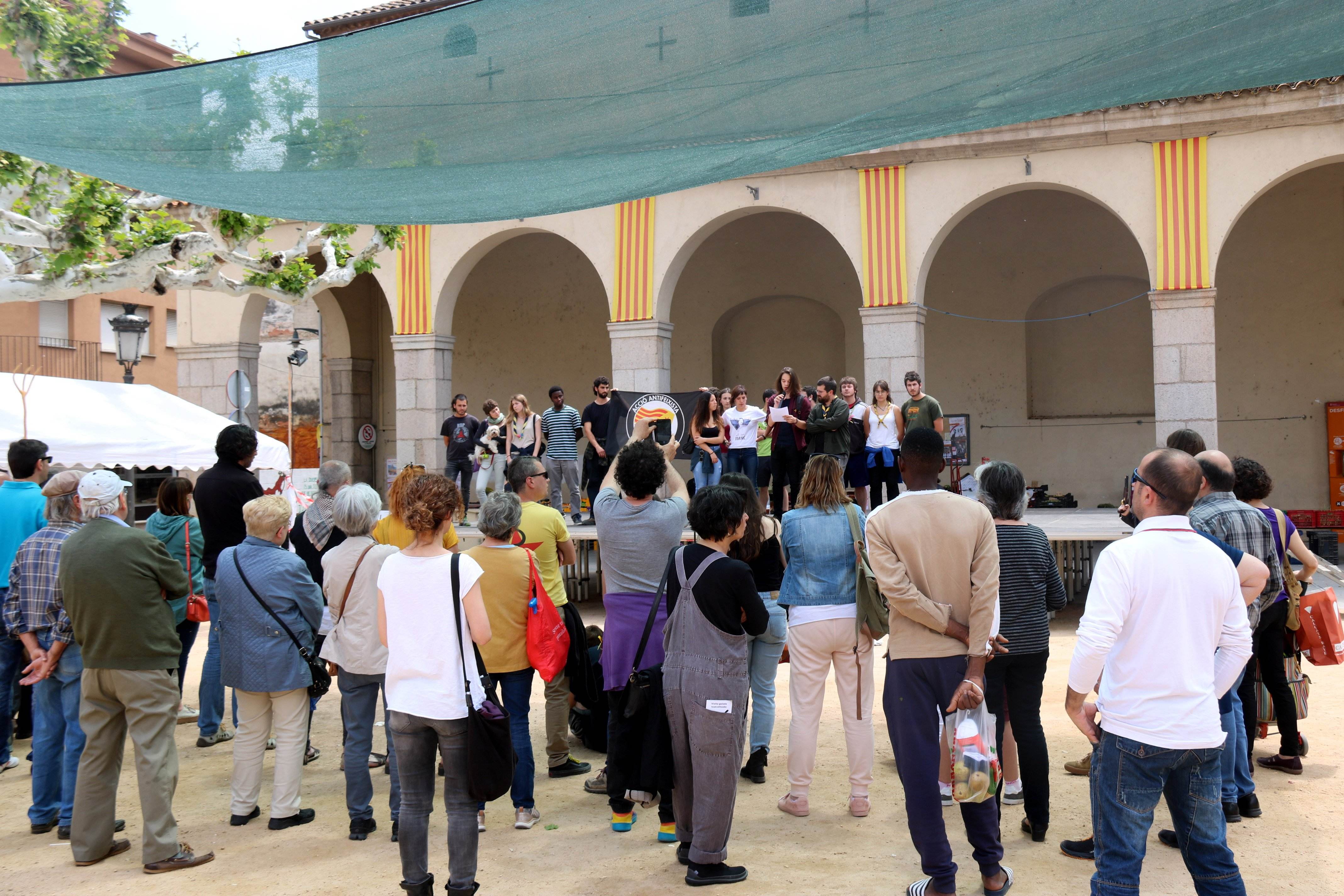 Agressions i accions feixistes a Santa Coloma de Farners