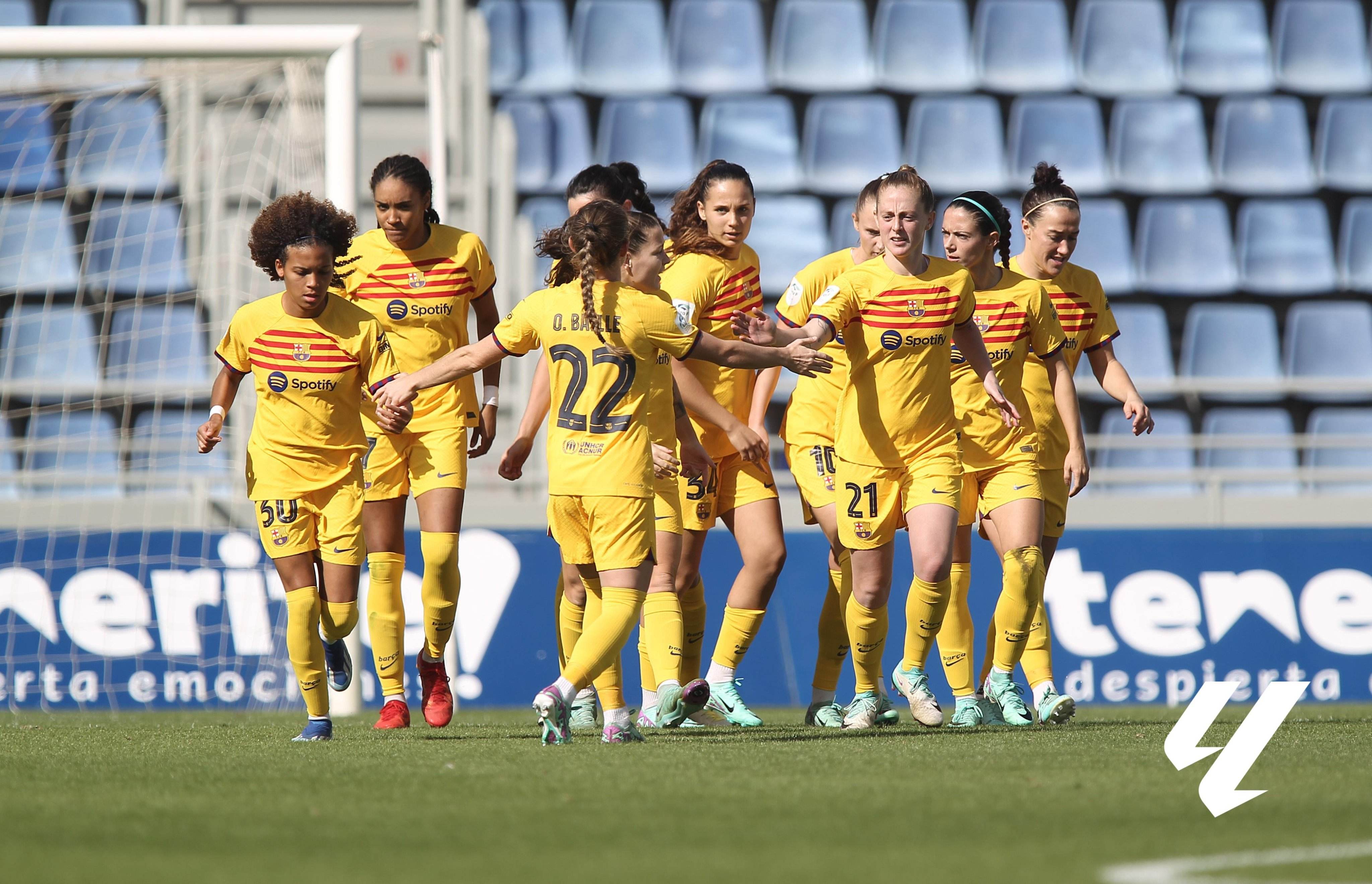 El Barça femenino se despide de la Liga F en 2023 con pleno de victorias