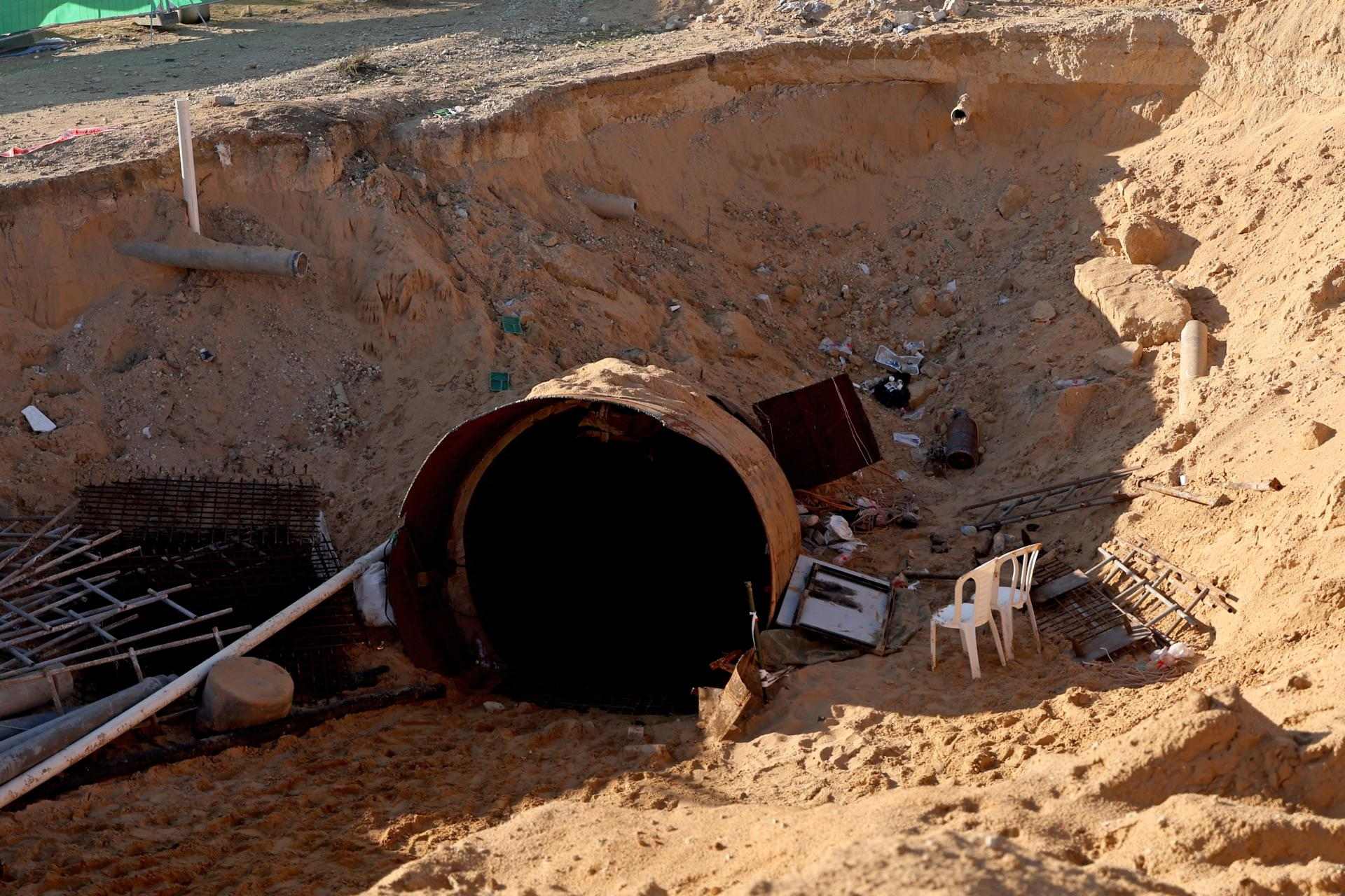 entrada tunel hamas franja de gaza / EFE