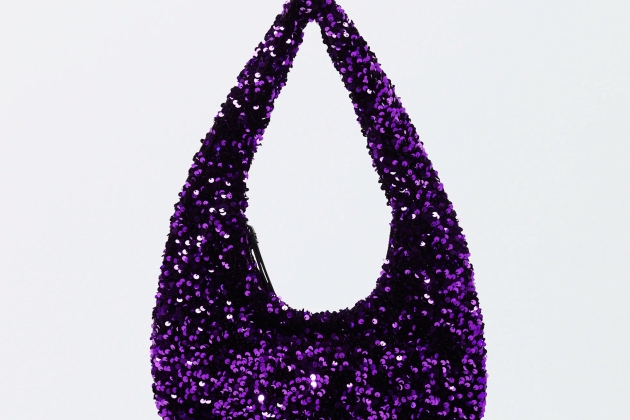 Bolso de hombro con lentejuelas1 Bolso de hombro con lentejuelas1