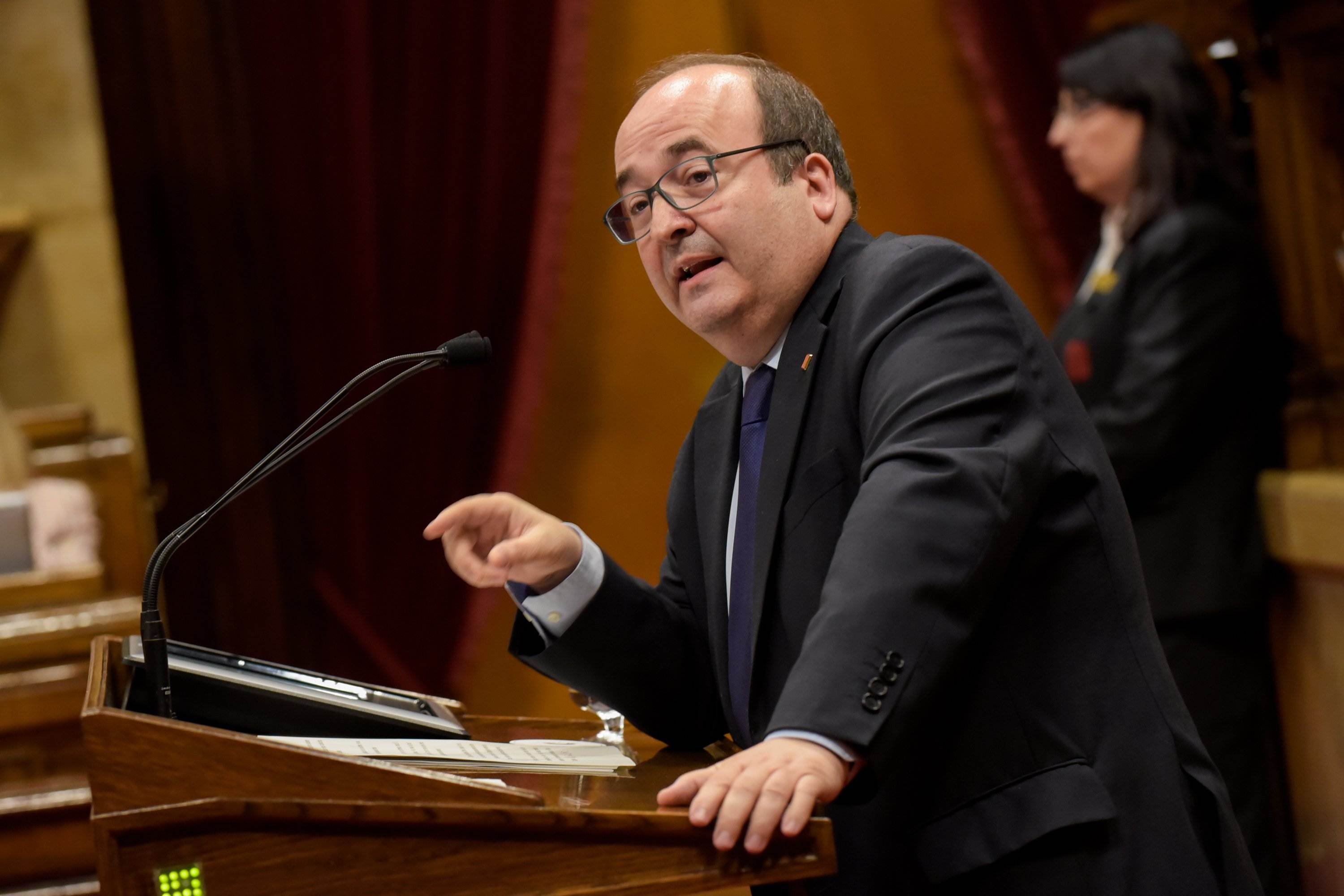 Iceta diu que Quim Torra no té un mandat "per fer República"