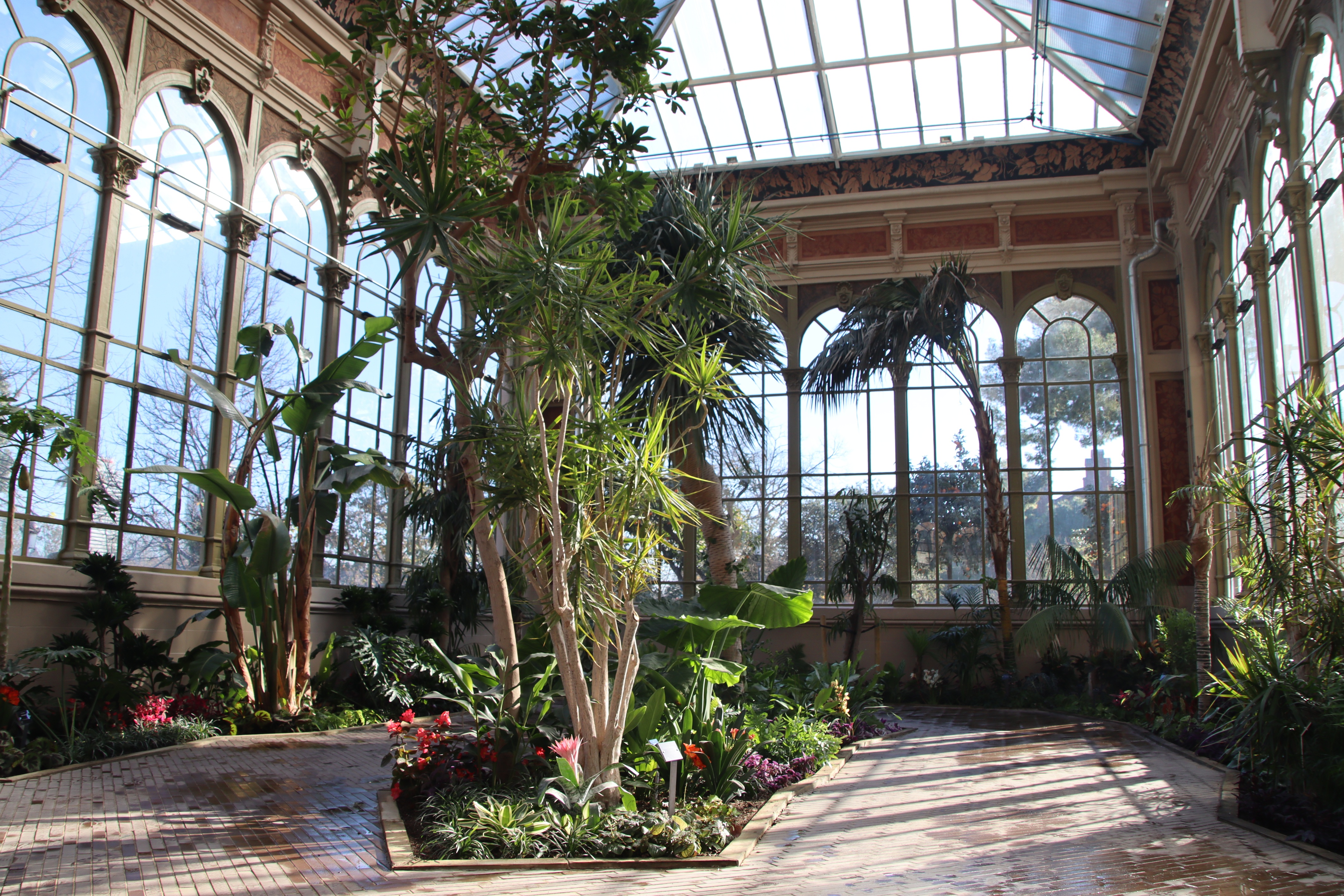 Interior de l'Hivernacle de la Ciutadella després de la remodelació