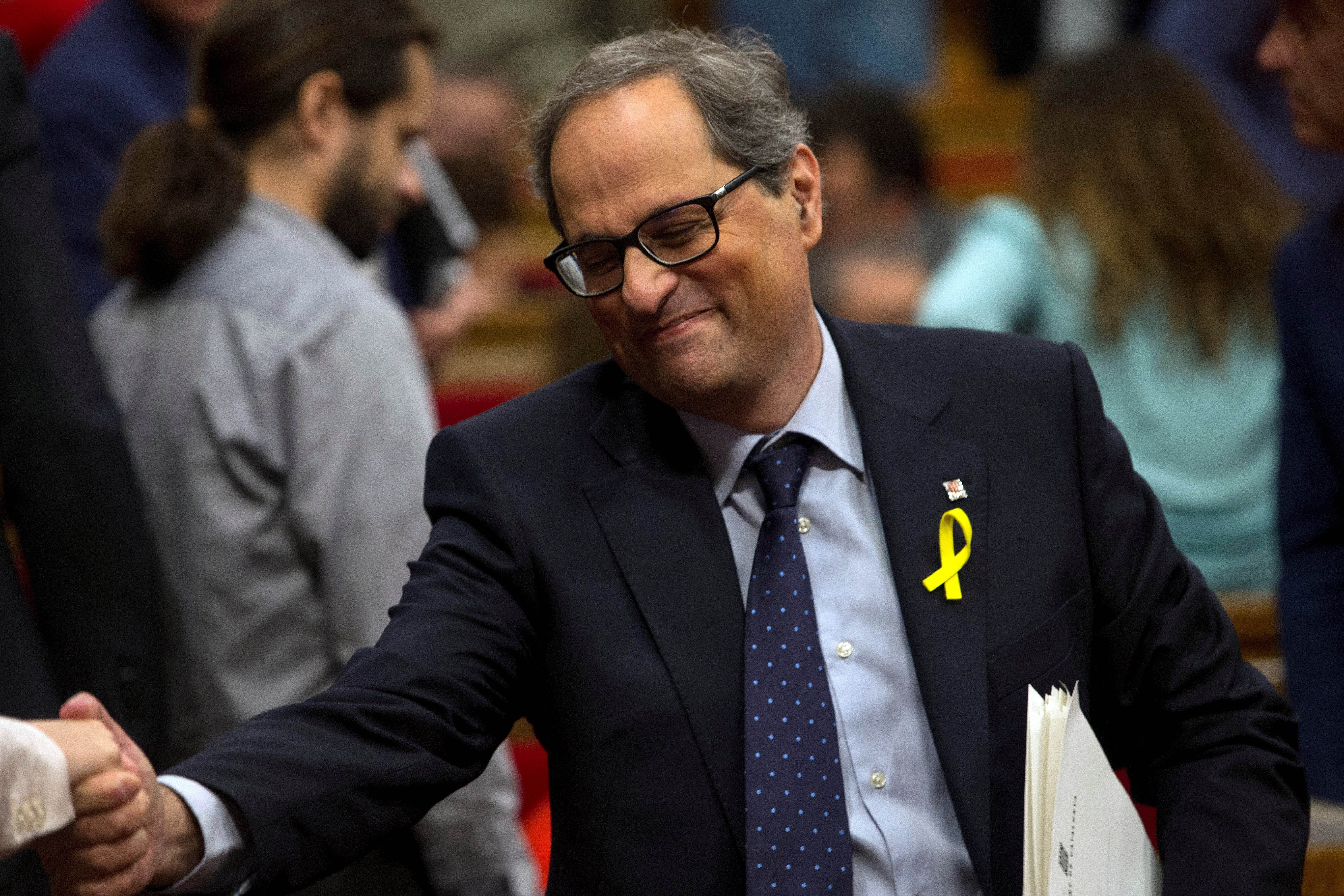 Vídeo: Segueix en directe el ple d'investidura