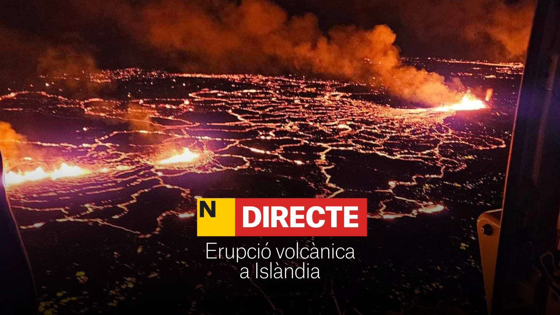 Erupción volcánica en Islandia hoy, DIRECTO | Última hora del estado de emergencia en Grindavík