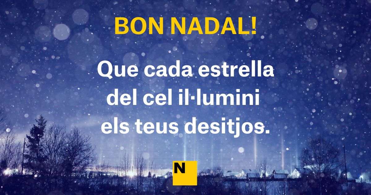 Bon Nadal: 100 frases i felicitacions de Nadal en català amb foto per compartir