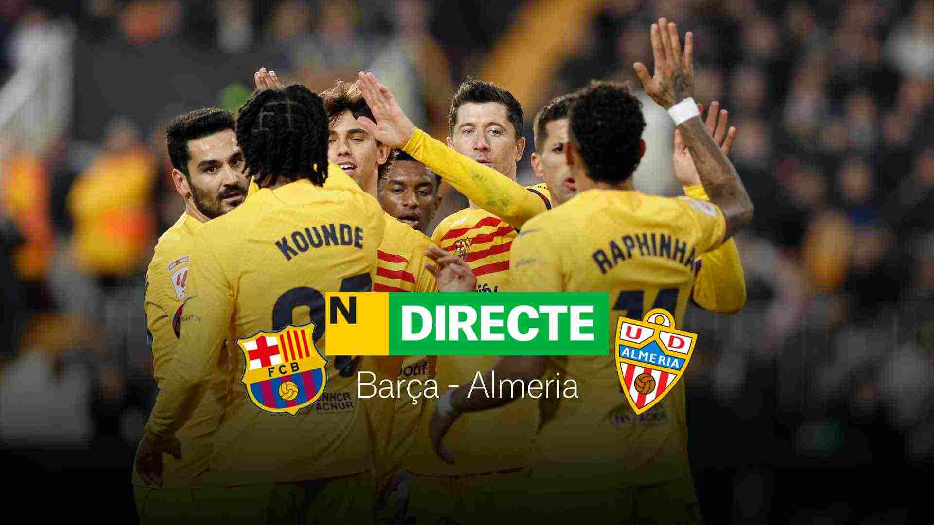 Barça - Almería de LaLiga EA Sports, DIRECTO | Resultado, resumen y goles
