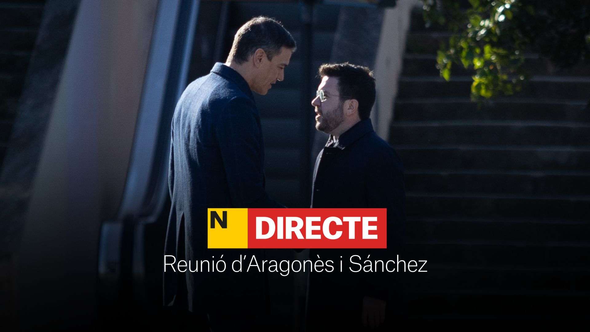 Pere Aragonès i Pedro Sánchez compareixen a la Generalitat, DIRECTE