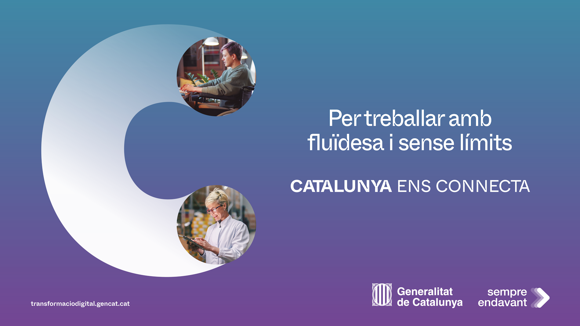 Cartel horizontal / Generalitat de Catalunya