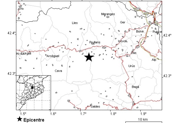 epicentro terratremol la cerdanya epicentro terratremol la cerdanya