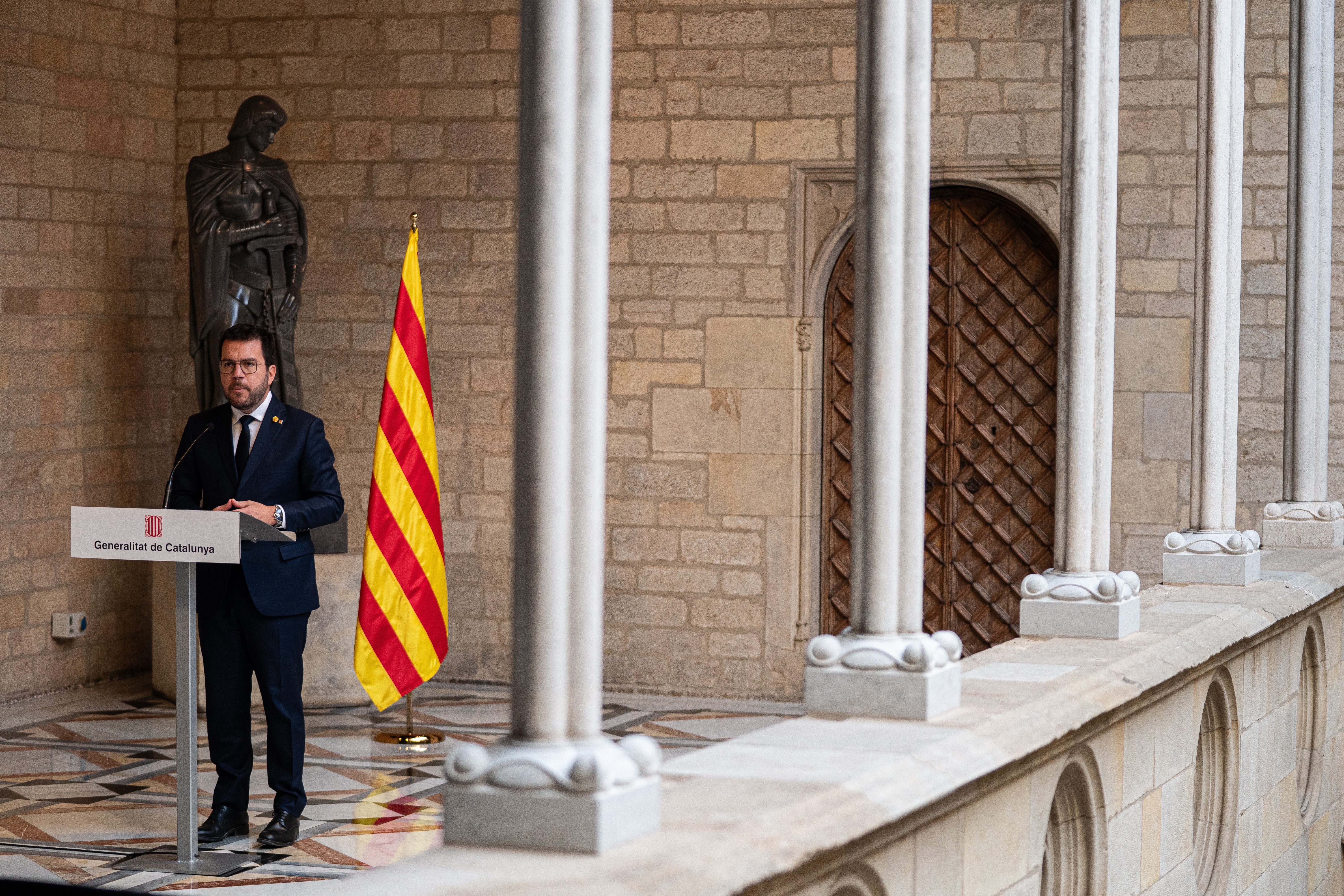 El discurso de Navidad de Pere Aragonès hace su mínimo histórico