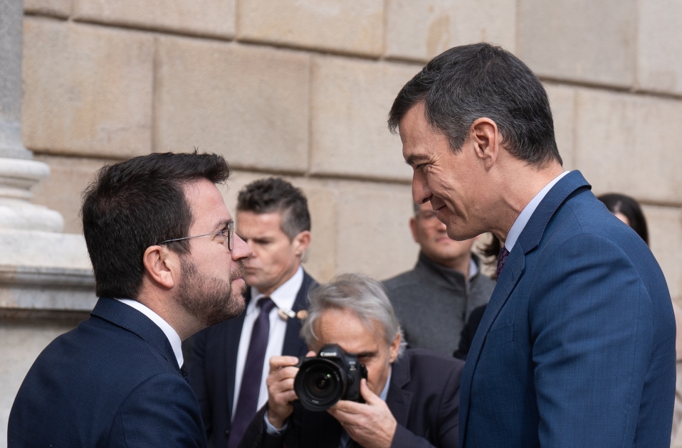 EuropaPress 5650975 presidente gobierno pedro sanchez president generalitat catalunya pere EuropaPress 5650975 presidente gobierno pedro sanchez president generalitat catalunya pere