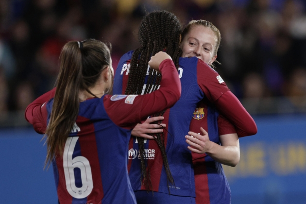 Barça femenino celebración gol / Foto: EFE