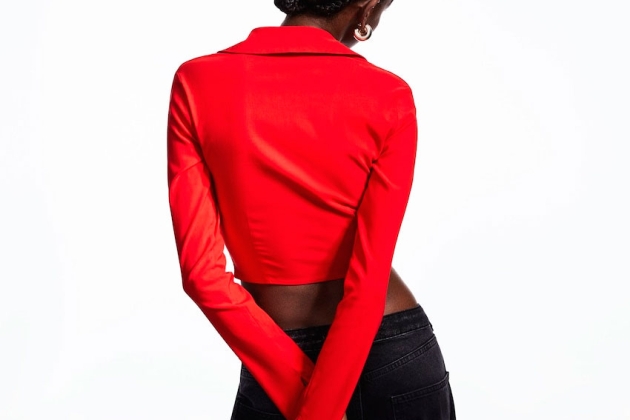 Blusa manga larga bengalina cremallera1 Blusa manga larga bengalina cremallera1