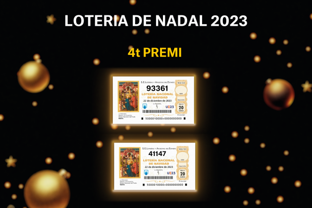 CUARTO PREMIO LOTERIA DE NAVIDAD 2023 CARD