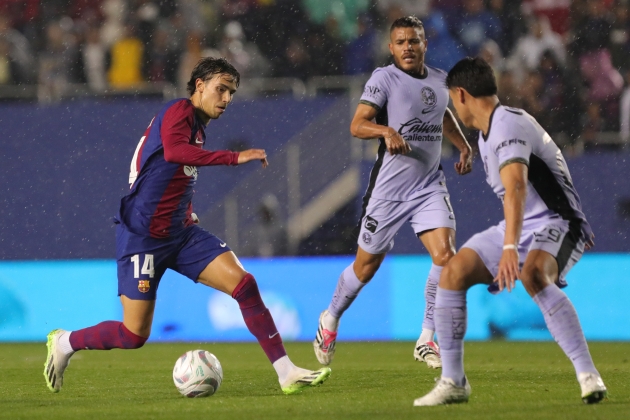 Joao Félix, durant el partit amistós del Barça contra l'Amèrica / Foto: EFE