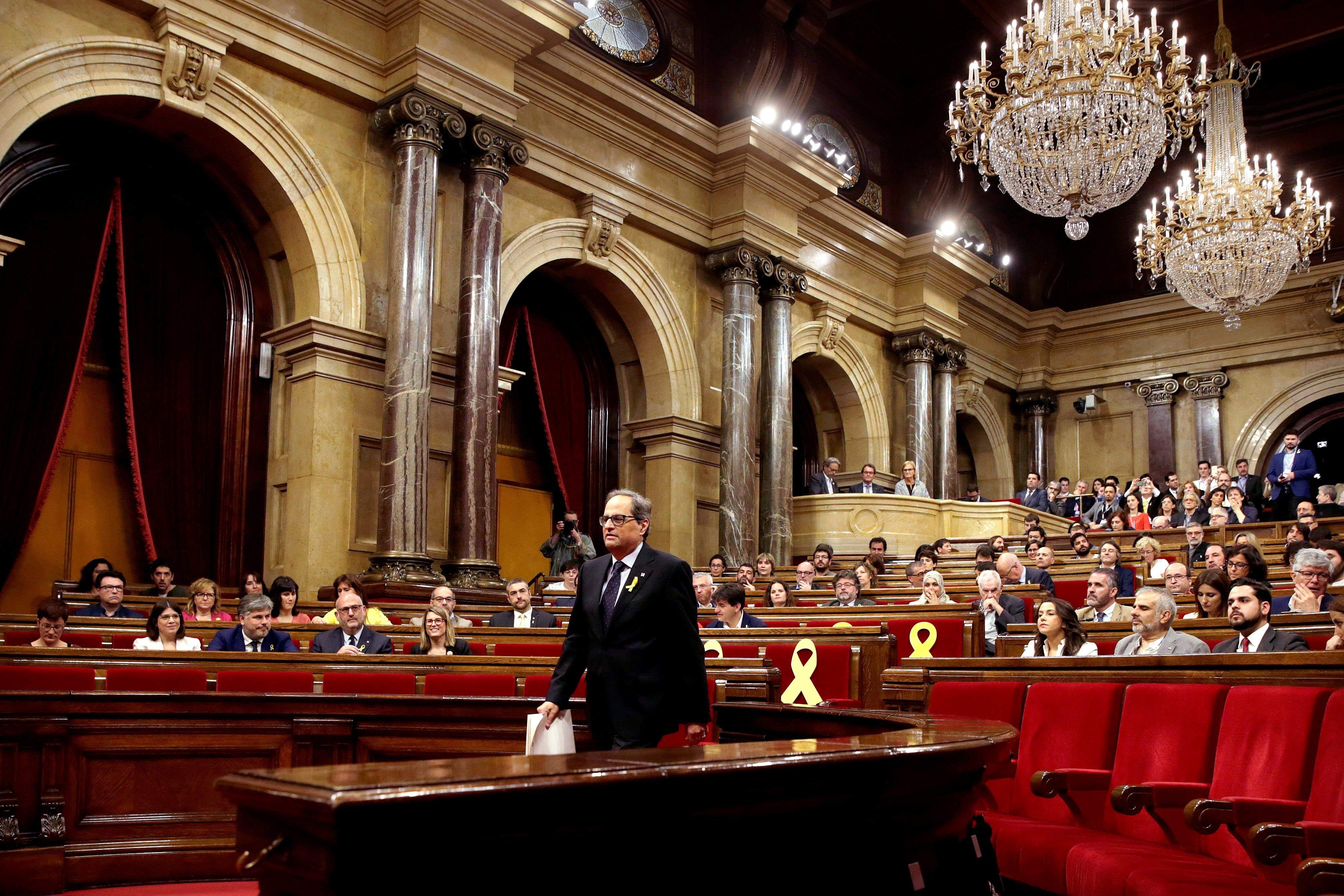 El discurs "fanàtic" de Torra posa la por al cos a la premsa espanyola