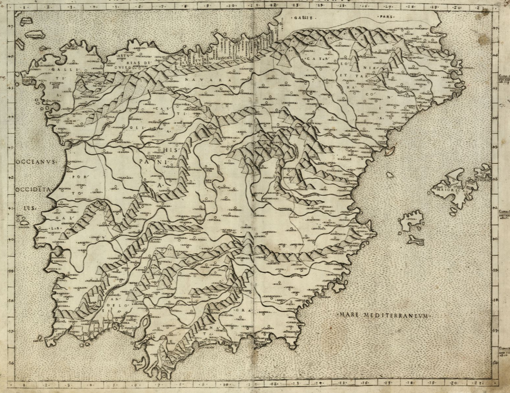 Mapa de la península ibérica (1508). Fuente Cartoteca de Catalunya Mapa de la península ibérica (1508). Fuente Cartoteca de Catalunya