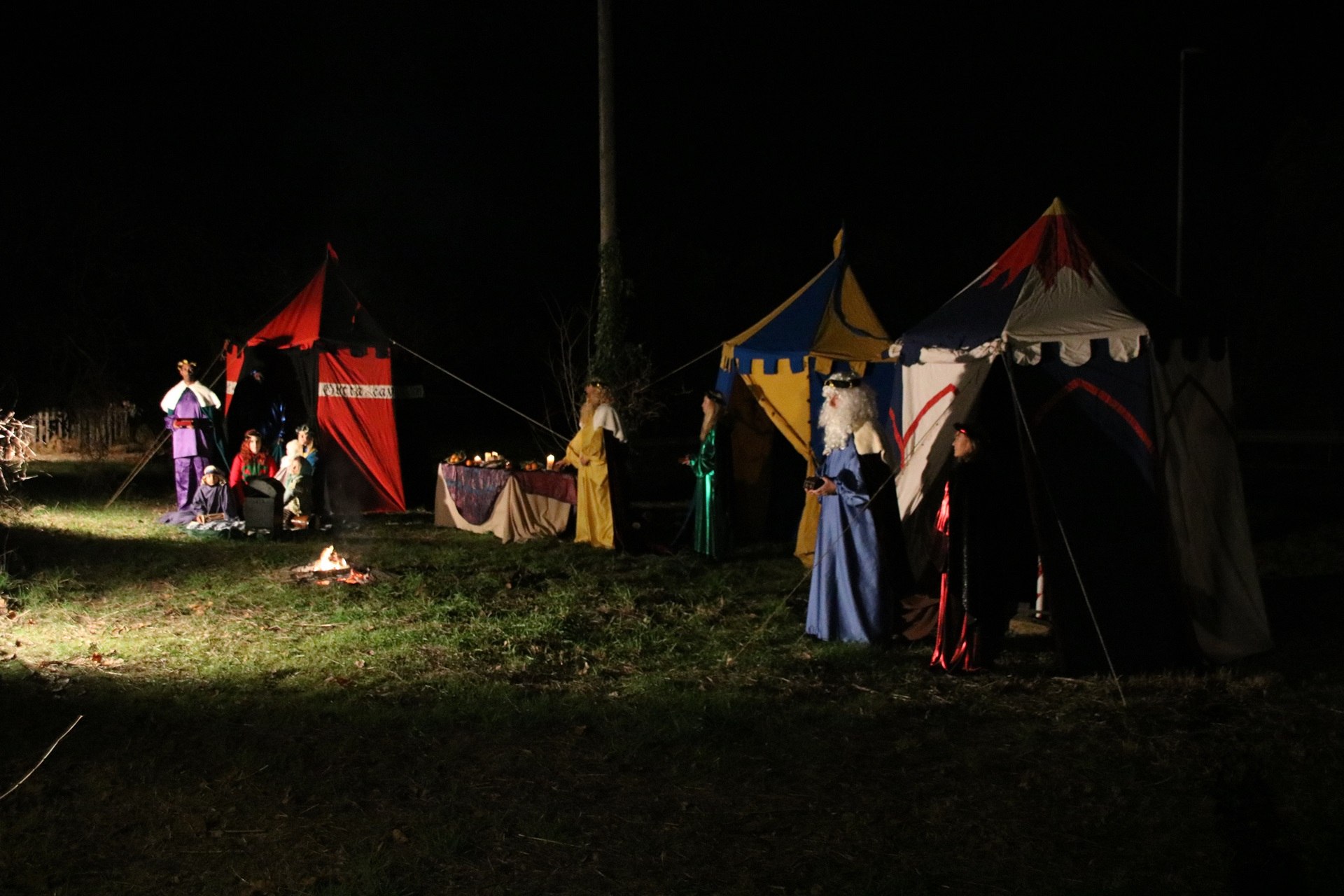 El reyes magos de Oriente al belén|pesebre viviente de Vilavenut / ACN