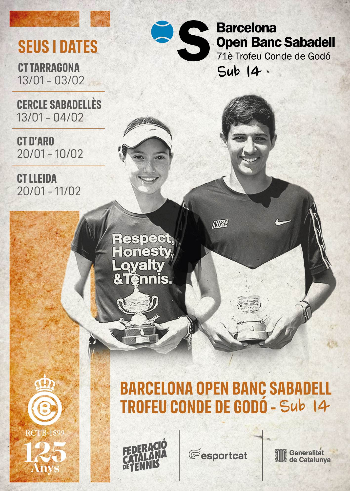 Calendari Open Banc Sabadell sub14 2024