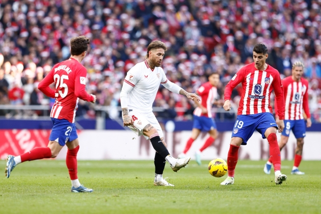 Sergio Ramos Álvaro Morata Atlético de Madrid Sevilla