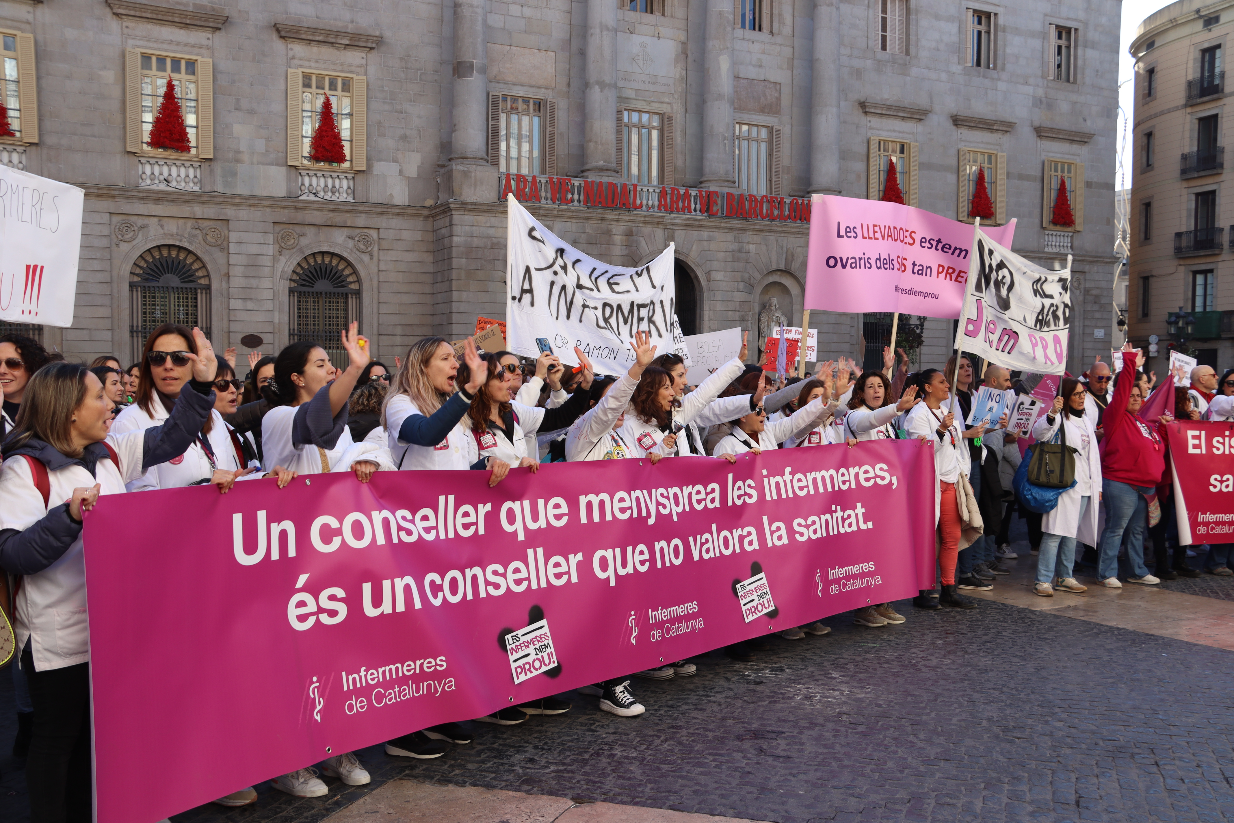 Infermeres de Catalunya acusa a Balcells de hacerles "chantaje" y reitera que "la huelga sigue"