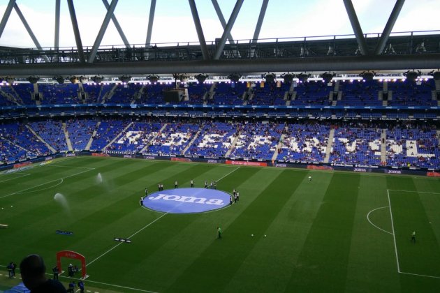 RCDE Stadium Espanyol Malaga Jordi Carné RCDE Stadium Espanyol Malaga Jordi Carné