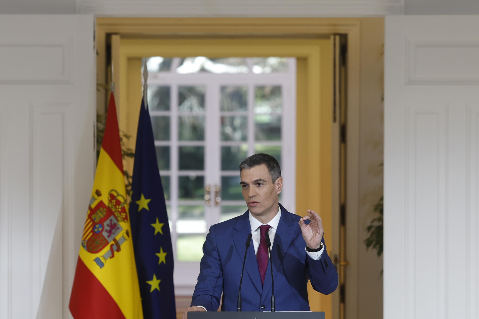 Pedro Sánchez balanç 2023 mesures escut social Efe