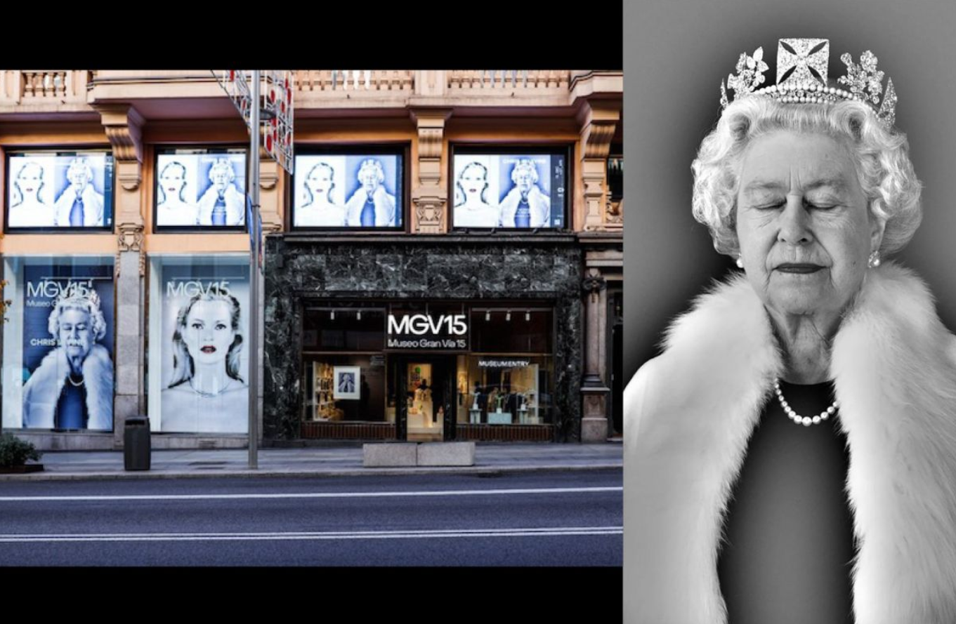La luz de Chris Levine y la reina de Inglaterra iluminan la Gran Vía por primera vez en España