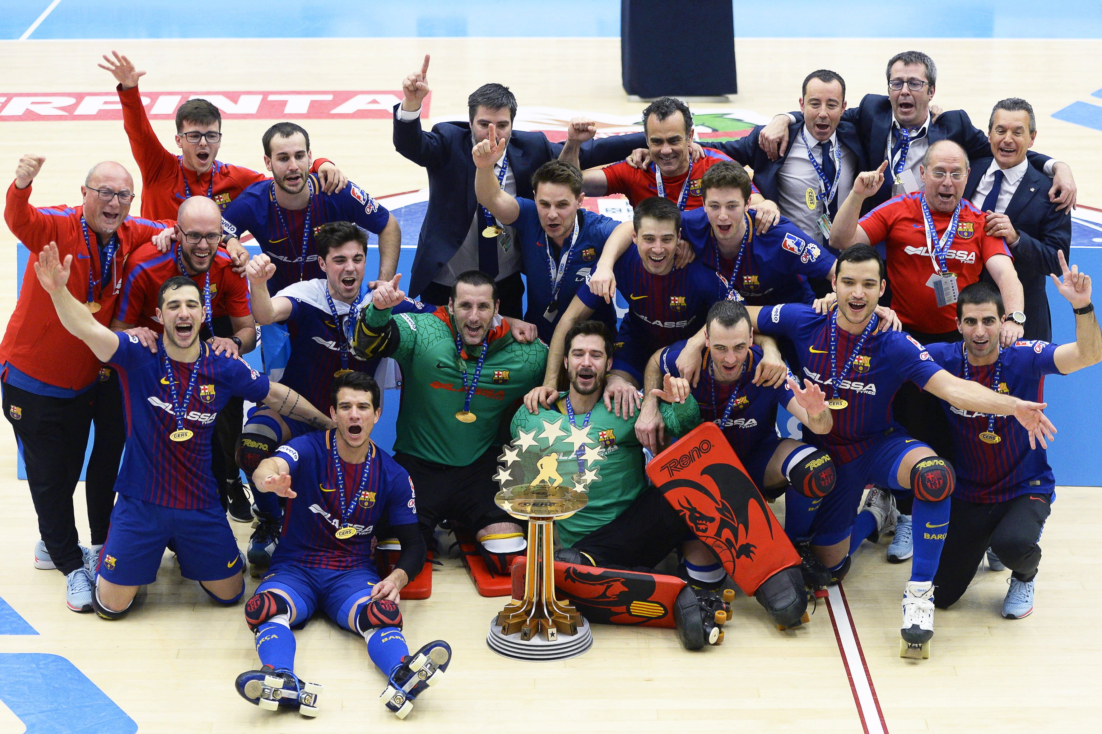 El Barça d'hoquei patins guanya la seva 22a Lliga Europea (4-2)