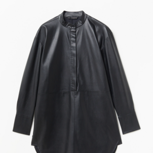 Vestit negre pell sintètica