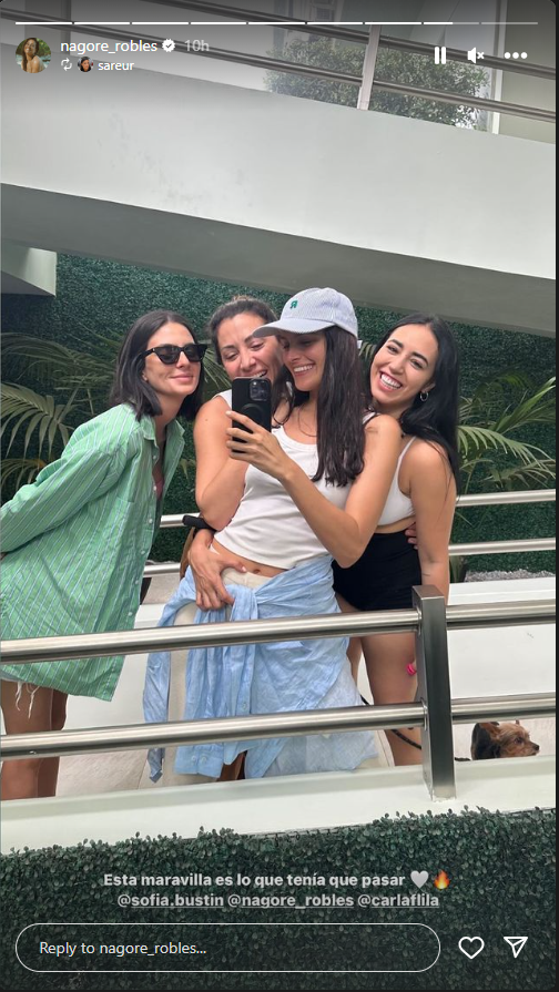 Nagore Robles, Carla Flila, Sara Giménez y Sofia Bustin / Instagram