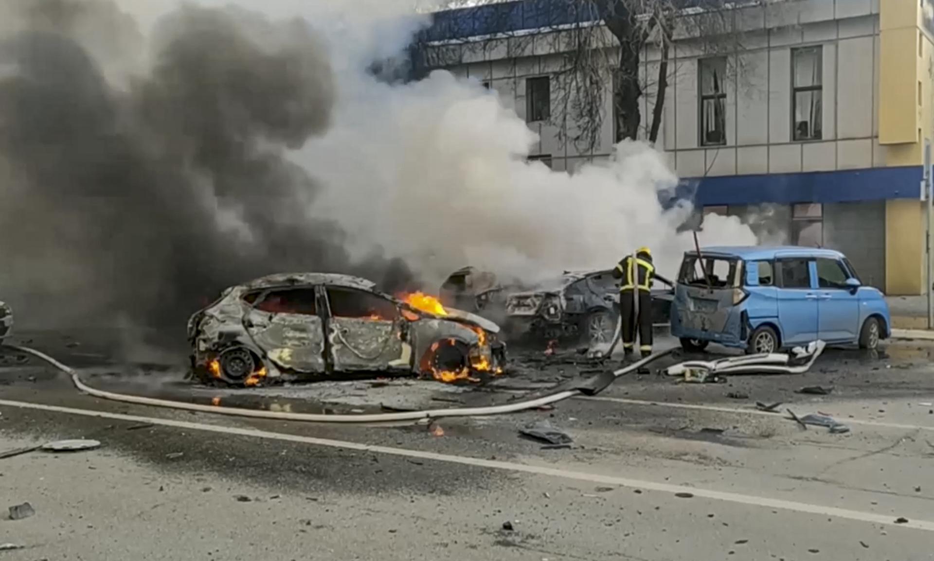 Ucrania se venga del último ataque masivo de Rusia con un bombardeo sobre Bélgorod