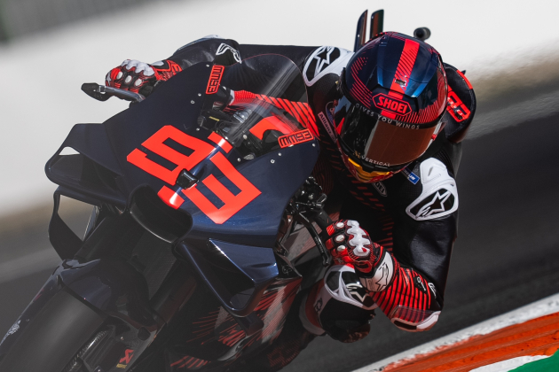 Marc Marquez, realitzant els test oficials amb Ducati / Foto: Europa Press
