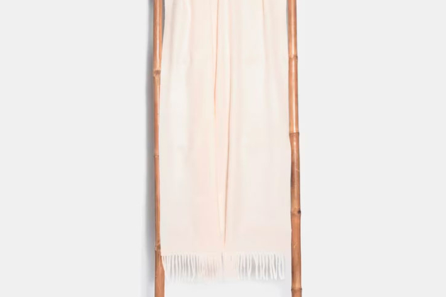 Bufanda de cashmere 100% en blanco1 Bufanda de cashmere 100% en blanco1