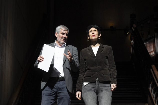 Reunión Fernando Clavijo y Elma Saiz Reunión Fernando Clavijo y Elma Saiz