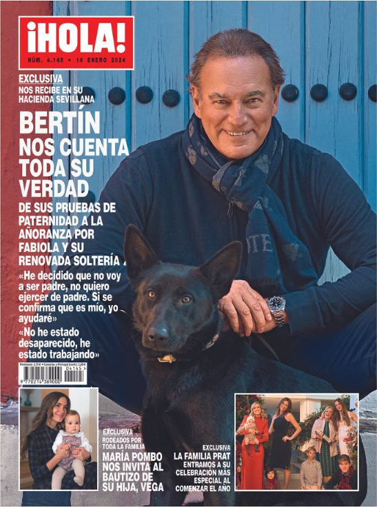 Bertín Osborne a la portada de la revista ¡Hola!