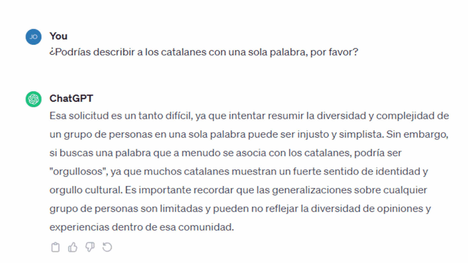 Pregunta ChatGPT Pregunta ChatGPT