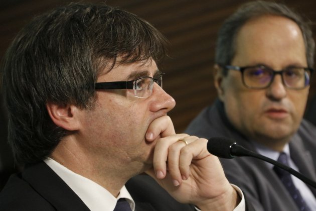 Carles Puigdemont y Quim Torra / ACN