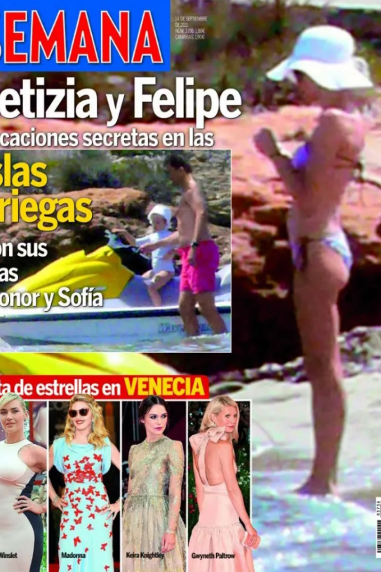 Letizia bikini portada Semana