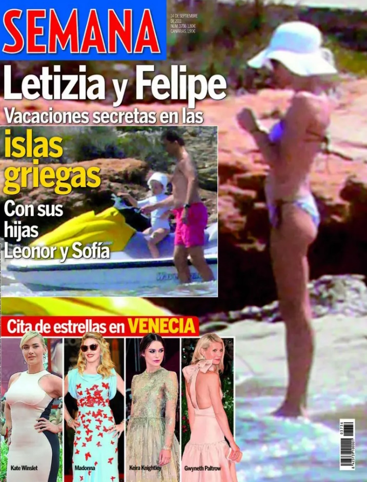 Letizia bikini portada Semana Letizia bikini portada Semana