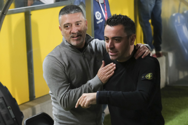 Francesc Xavier Garcia Pimienta Xavi Hernández Las Palmas Barça / Foto: EFE