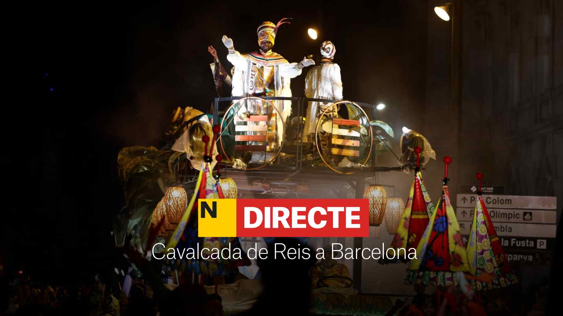 Cabalgata de Reyes Barcelona 2024, DIRECTO | Sus Majestades se despiden, última hora