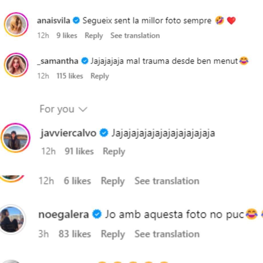 Comentarios Manu Yeso|Tiza / Instagram