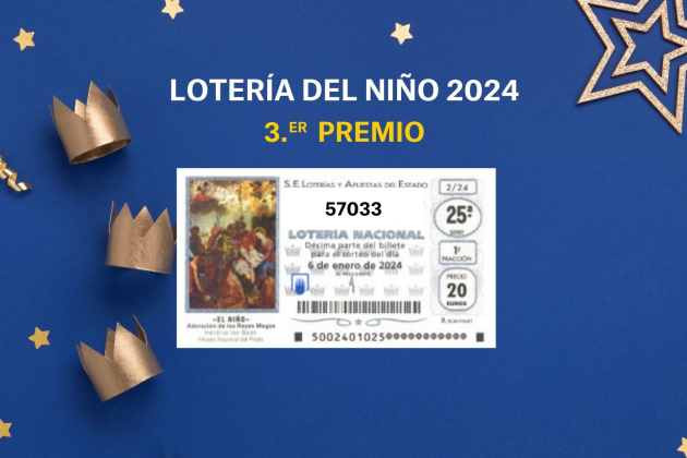 tercer premio loteria niño 2024